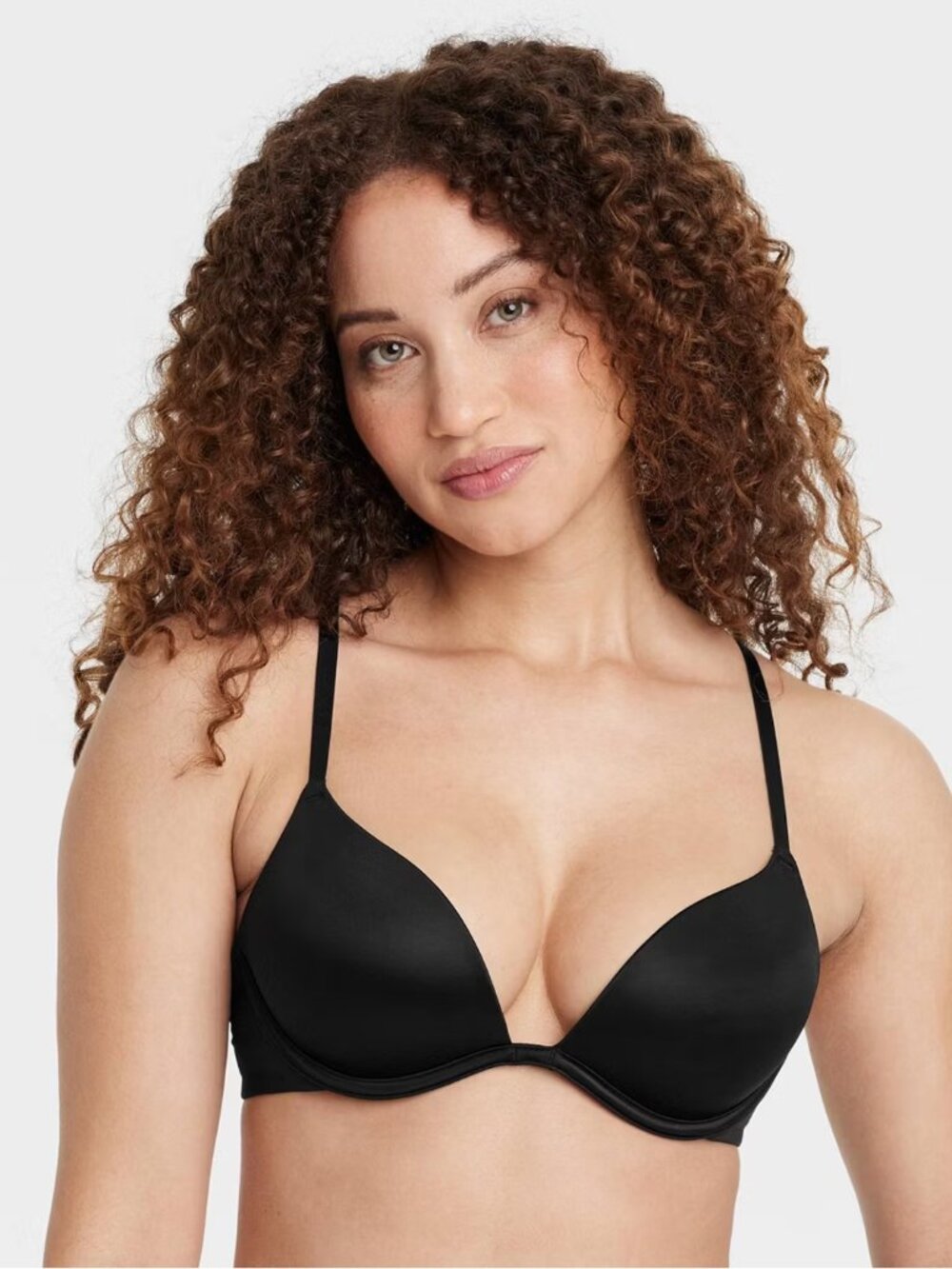 Women's Super Push-Up Plunge Bra - Auden™ Black 36C: Underwire, Adjustable Strap